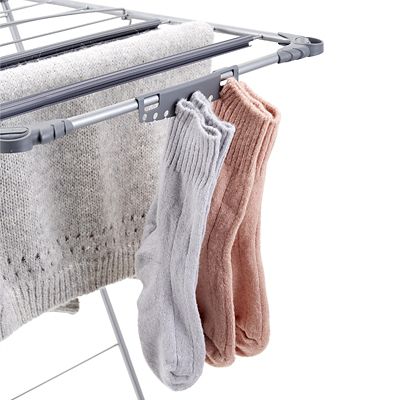 Winged Indoor Clothes Airer Deluxe Grey 16m image(7)