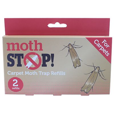 Moth Stop Carpet Moth Trap Refills x2 Lakeland