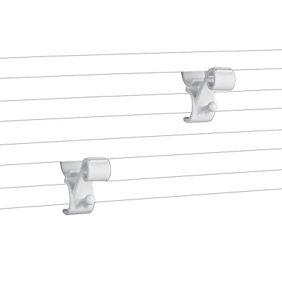 Towel Rail Hooks for Airing Towels and Bathrobes - Pack of 2 - (Image 3)