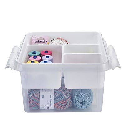 SmartStore Deco Plastic Sewing Box with Insert 8L alt image 3