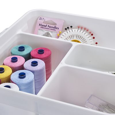 SmartStore Deco Plastic Sewing Box with Insert 8L alt image 5