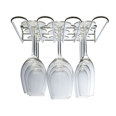 Hahn Metro 3-Row Wine Glass Storage Rack 74003  - (Image 1)