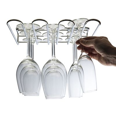 Hahn Metro 3-Row Wine Glass Storage Rack 74003  - (Image 2)