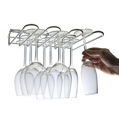 Hahn Metro 3-Row Wine Glass Storage Rack 74003  - (Image 4)