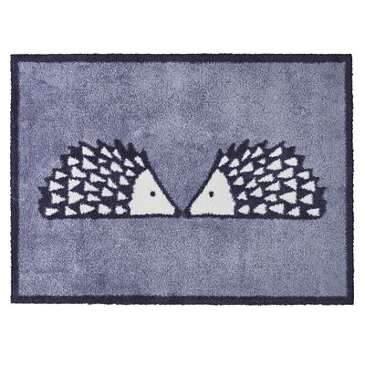 Turtle Mat Scion Kissing Spike The Hedgehog Grey Doormat 85 X 59cm