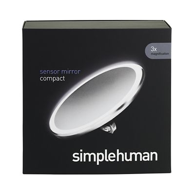 simplehuman 3x Magnifying Sensor Mirror – Compact - (Image 4)