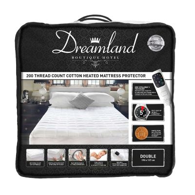 Dreamland Cotton Double Heated Mattress Protector image(9)