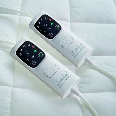 Dreamland Double Dual Control Heated Mattress Protector Quilted Cotton - (Image 3)