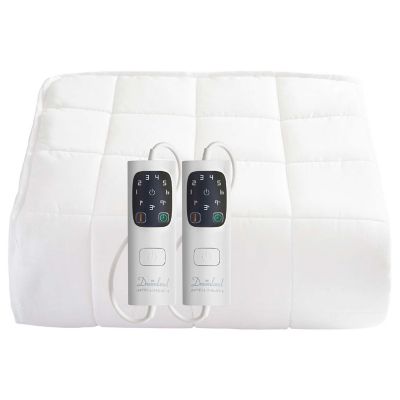 Dreamland heated mattress protector quilted cotton dual control king new arrivals