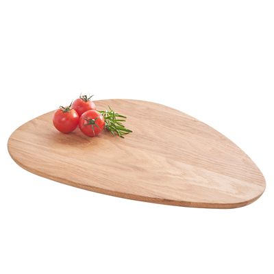 Robert Welch Pebble Chopping Board Solid Oak Large - (Image 3)