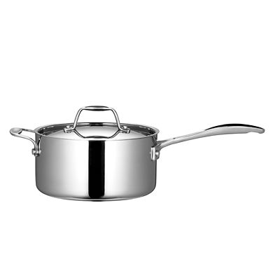 Lakeland Stainless Steel 20cm Lidded Saucepan Lakeland