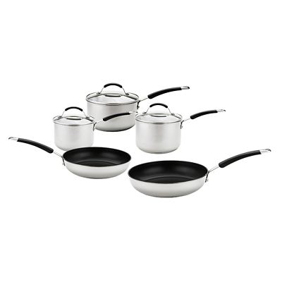 Meyer Stainless 5piece Steel Induction Pan Set Lakeland