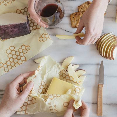 Bee’s Wrap Reusable Food Wraps for Cheese – Pack of 3 - (Image 3)