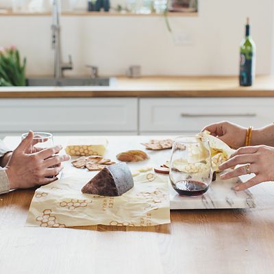 Bee’s Wrap Reusable Food Wraps for Cheese – Pack of 3 - (Image 4)