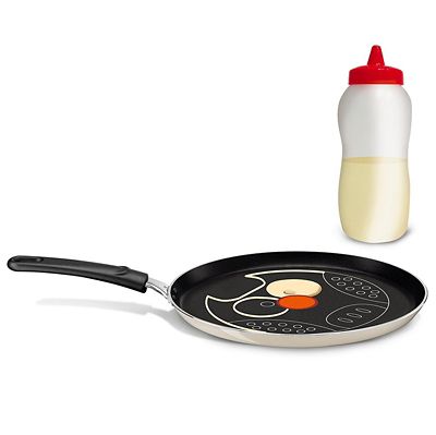 Tefal Owl Animal Pancake Pan 25cm with Squeeze Bottle Lakeland