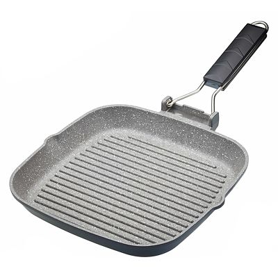 MasterClass Cast Aluminium 24cm Griddle Pan Lakeland