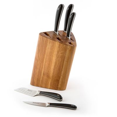 Robert Welch Signature Prism Knife Block with 6 Knives Lakeland