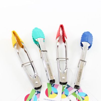 Colourworks Silicone-Tipped Mini Tongs – Colours Vary  image(1)