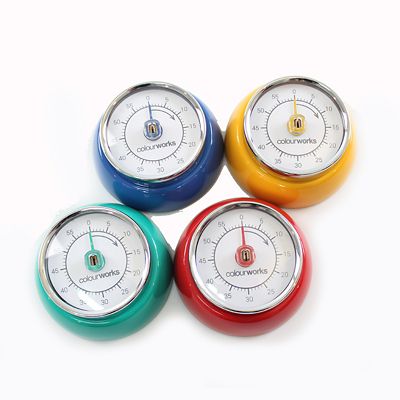 Colourworks Mechanical Magnetic Kitchen Timer | Lakeland