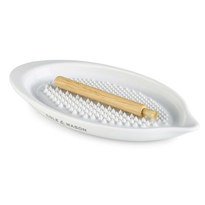 Cole & Mason Ceramic Garlic and Ginger Grater Plate Lakeland