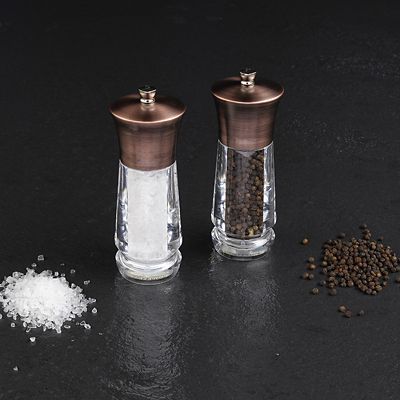 Cole & Mason Exford Antique Brass Salt & Pepper Mill Gift Set - (Image 2)