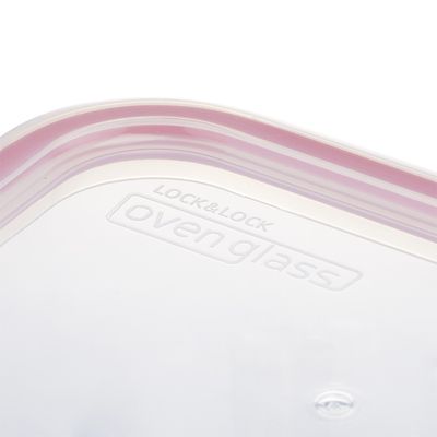 LocknLock Rectangular Glass Food Container 630ml image(4)