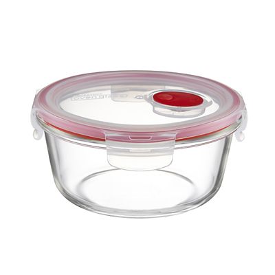 Lock & Lock Round Glass Food Container 650ml - (Image 2)