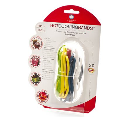 25 Silicone Cooking Bands – Assorted Colours - (Image 3)