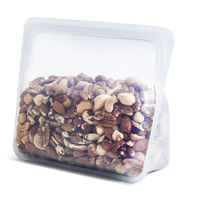 Stasher Reusable Stand Up Food Storage Bag Clear Lakeland