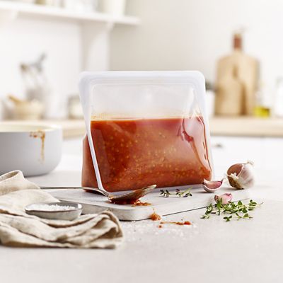 Stasher Reusable Stand Up Food Storage Bag Clear 1.7L image(5)