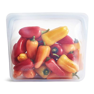 Stasher Reusable Stand Up Food Storage Bag Clear 1.7L image(6)