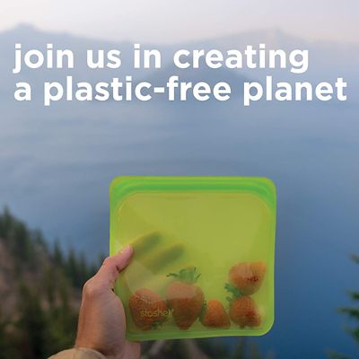 Stasher Reusable Stand Up Food Storage Bag Clear 1.7L image(8)