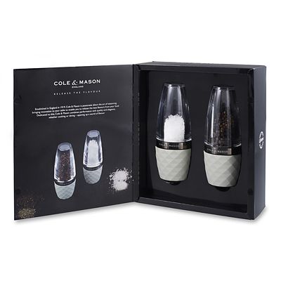 Cole & Mason City Concrete & Acrylic Salt and Pepper Mill Gift Set image(5)
