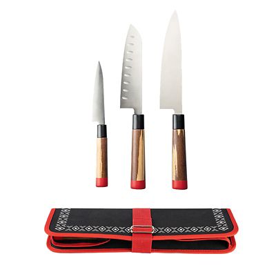 Prue’s World 3-Piece Knife Set with Knife Roll image(1)
