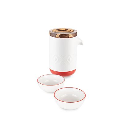 Prue’s World Ceramic Soy Dipping Set – Bottle and 2 Dipping Bowls image(1)