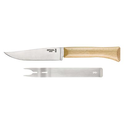 Opinel Cheese Knife and Fork Set - (Image 1)