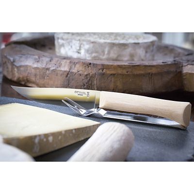 Opinel Cheese Knife and Fork Set - (Image 3)