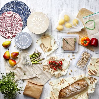 3 Unbleached Cotton Net Food Produce Bags image(5)