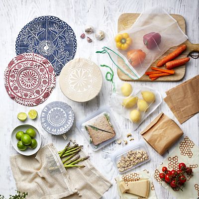 3 Unbleached Cotton Net Food Produce Bags image(6)