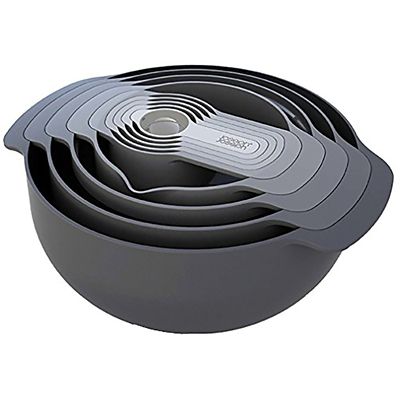 Joseph Joseph Nest 9 Plus Mixing Bowls Sieve and Spoon Set Lakeland