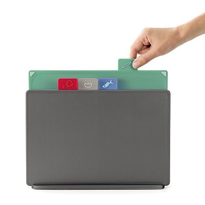 Joseph Joseph Index Regular Chopping Board Set Graphite image(2)