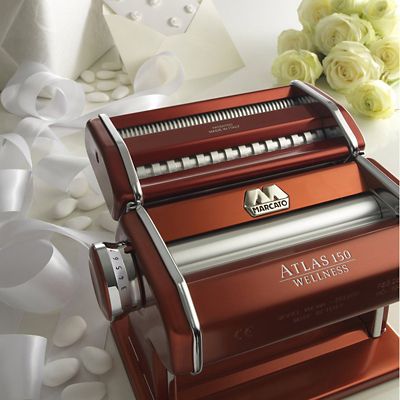 Marcato Atlas 150mm Pasta Maker Machine Red image(4)