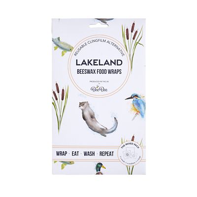 Lakeland BeeBee & Leaf Reusable Beeswax Food Wraps Riverbank – Mixed Pack of 3 image(4)