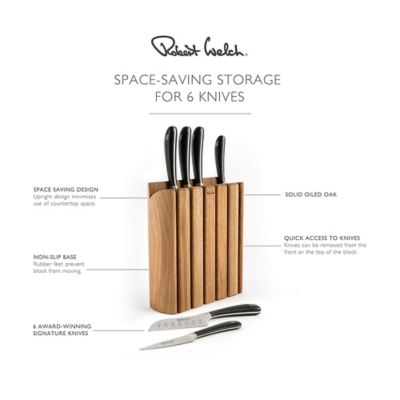Robert Welch Signature 7-Piece Book Oak Knife Block Set image(6)