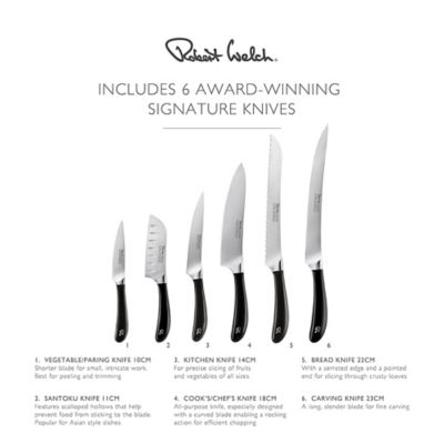 Robert Welch Signature 7-Piece Book Oak Knife Block Set image(7)