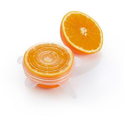 6 Kitchencraft Clear Stretchable Reusable Silicone Lids image(10)
