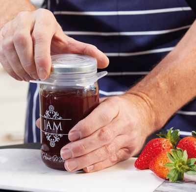 6 Kitchencraft Clear Stretchable Reusable Silicone Lids image(7)