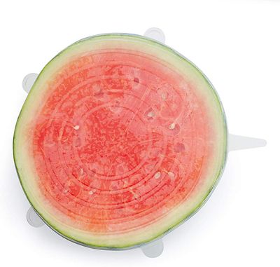 6 Kitchencraft Clear Stretchable Reusable Silicone Lids image(9)