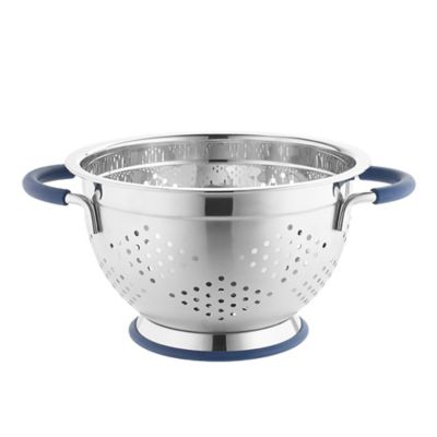 White metal clearance colander