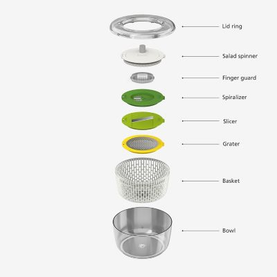 Joseph Joseph Multi-Prep Salad Bowl image(7)